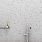 Бяла искряща PVC облицовка на стени