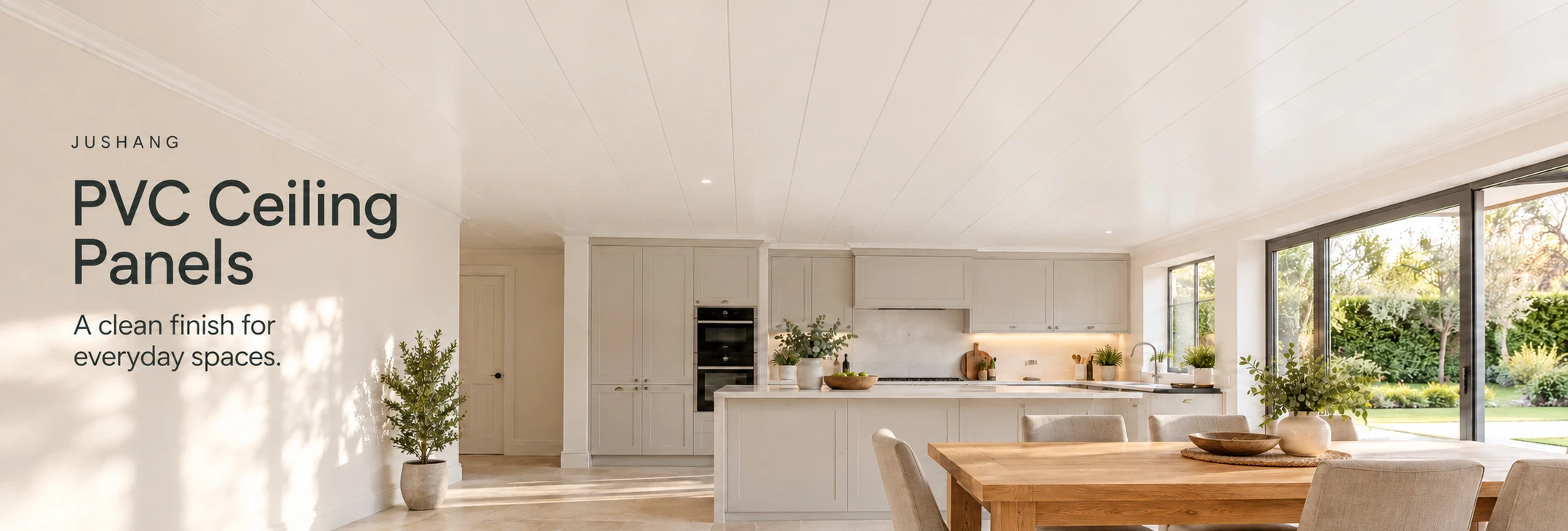 Jushang PVC Ceiling Panels — A clean finish for everyday spaces